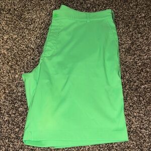 Nike Men’s Flat Front Shorts in Neon Green